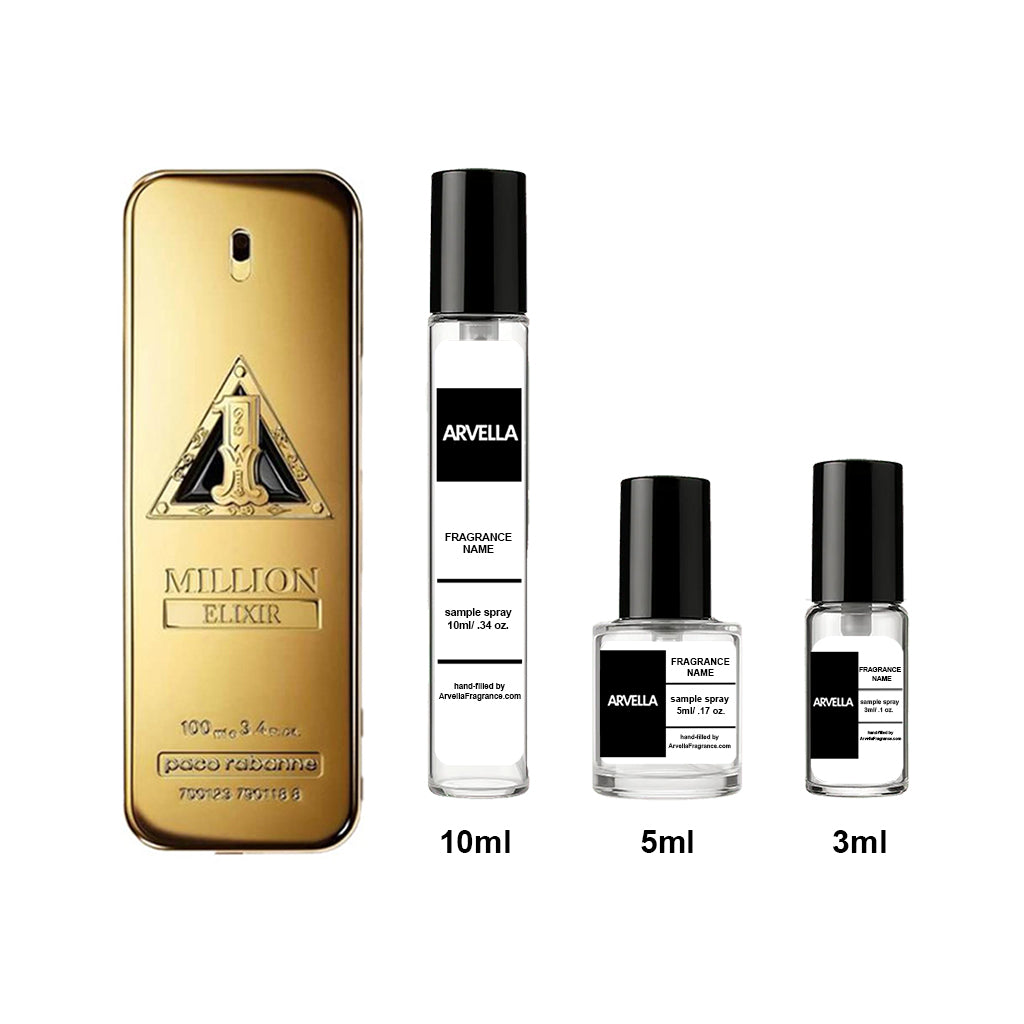 Paco Rabanne 1 Million Elixir Sample 3ml Spray - Arvella Fragrance